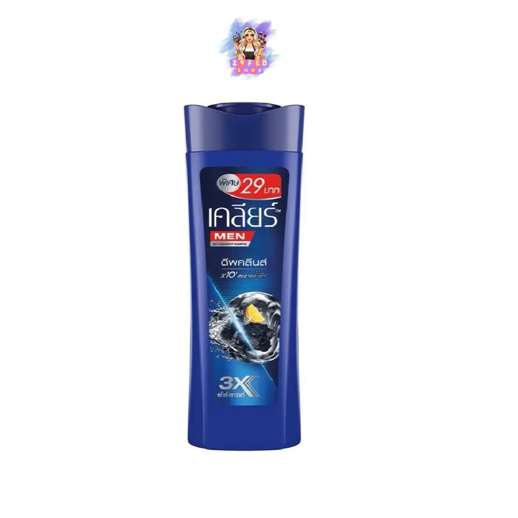 📍 (1ขวด) Clear Men Anti-Dandruff Shampoo Cool Sport Menthol 60มล. เคลียร์ เมน แชมพูขจัดรังแค คูลสปอร์ตเมนทอล  💓