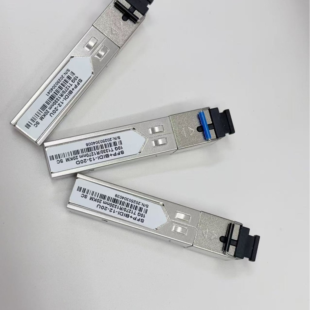 10G High-Rate Single-Mode Optical Fiber SFP + BIDI Optical Module 20KM Kilometers SC Port Widely เข้