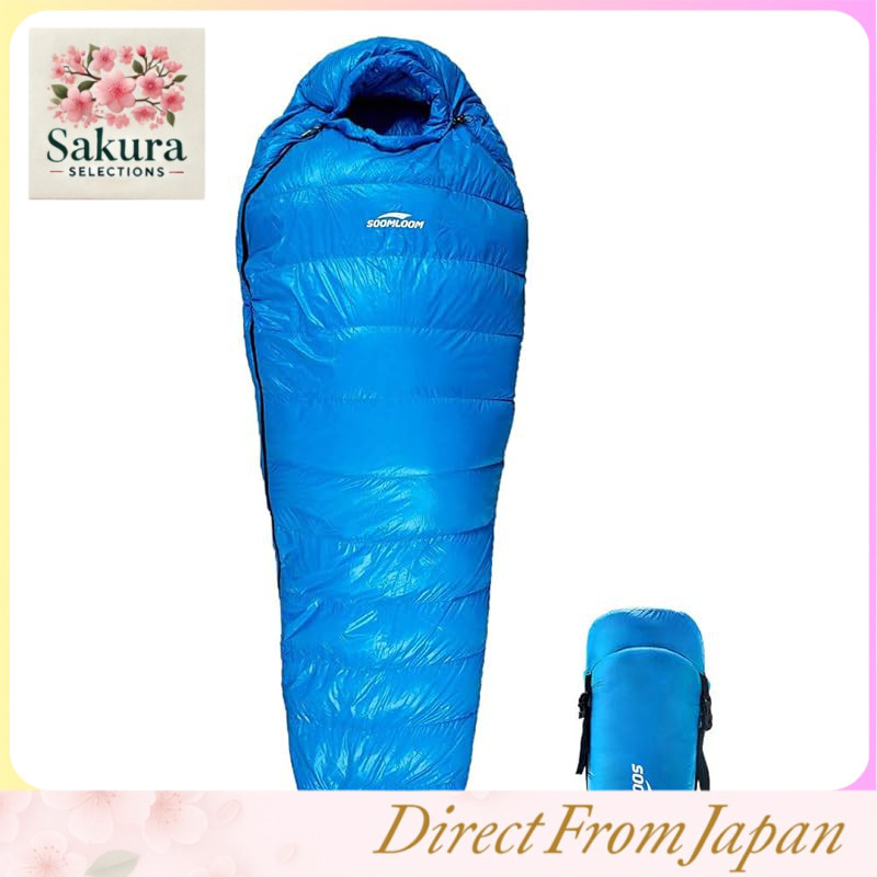 Soomloom Premium 650FP Down Mummy Sleeping Bag – Waterproof Camping, Hiking, Outdoor & Emergency Sur