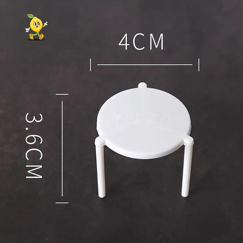 [mozh] 100 ชิ้น Pizza Saver ขาตั้งขาตั้งกล้องพลาสติกสีขาว Sta Fixing Ra ที่วางกล่องพิซซ่าอุปกรณ์ครัวเบเกอรี่ [TH] - รูปที่ 7