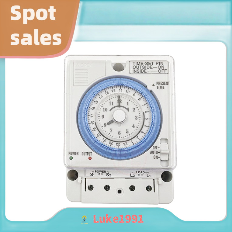 TB38N Timer TB38809NE7 TB35N 24 ชั่วโมงสวิทช์ควบคุมเวลาทางกลBillboardกล่องไฟStreet Light TB35