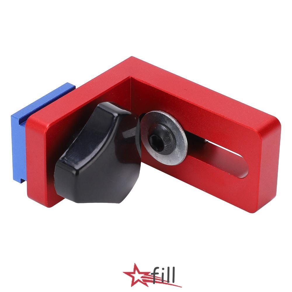 FILL 2 ชิ้น T-Track ขายึดเลื่อน, สําหรับอลูมิเนียม T-Track 30 ชิ้น ​Miter Track Stop ทนทาน 30 ประเภท