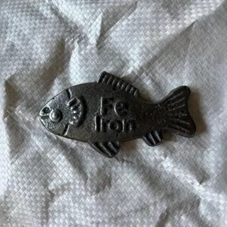 Lucky Fish Iron Iron ปลาเครื่องมือทําอาหารที่มีประสิทธิภาพ 2 ชิ้นอุปกรณ์ครัวแบบใช้ซ้ําได้ shin1th