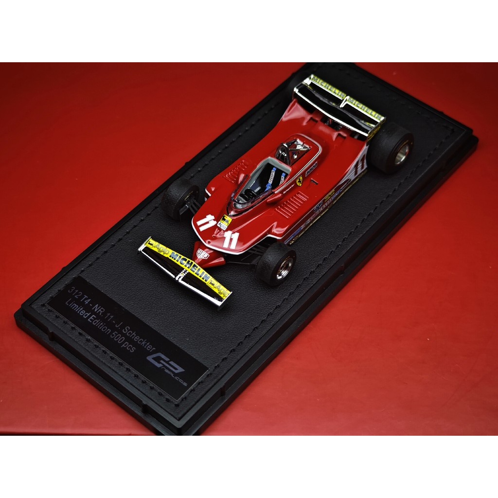 [สต๊อกพร้อม] GP Replicas Ferrari 312T4 World Champion J.Schecker Schecker 1/43 Resin F1 Car Model Ol