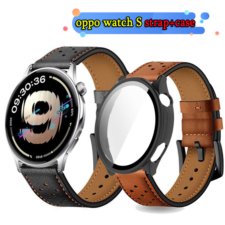 OPPO Watch S สายหนัง สายรัดข้อมือกีฬา เคส OPPO Watch S ฟิล์มกันรอยหน้าจอ ราคา ถูกที่สุด ดีลบีเคเค รูปภาพหลัก