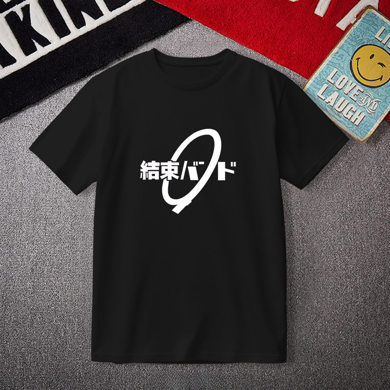 🎸 เสื้อยืดอนิเมะ Bocchi the Rock! บตจิเดอะร็อก! Gotoh Hitori Yamada Ryo แขนสั้น ชุดคอสเพลย์ เสื้อผ้า แฟชั่นเท่ๆ ผู้ชาย