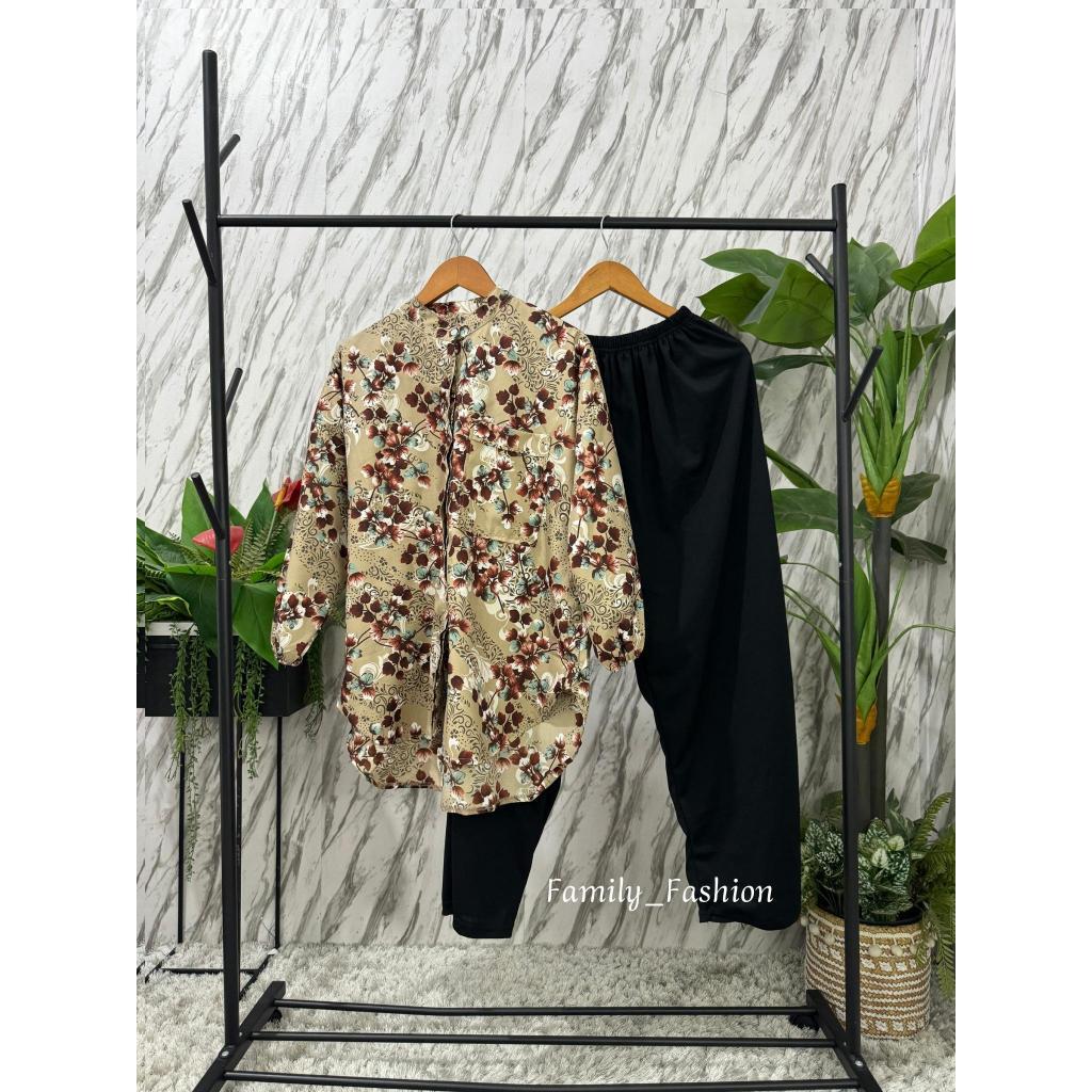Cecelia Oneset with Crepe Leaf Motif | Oneset ผู้หญิงล่าสุด