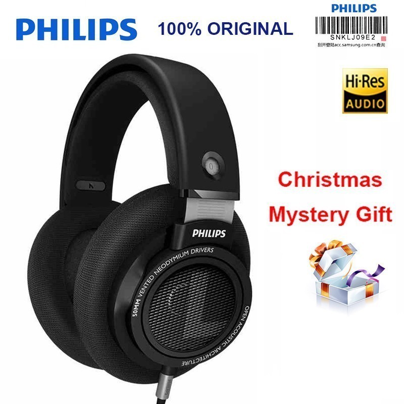 รับประกัน 3 ปีPhilips SHP9500 หูฟังแบบมีสายพร้อมสาย 3 เมตร MBQUART APTX AAC Germany Goethe