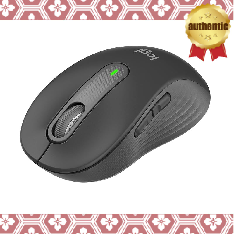 Logitech Signature M650LGR L Wireless Mouse Silent Bluetooth Large Graphite, suitable for individual