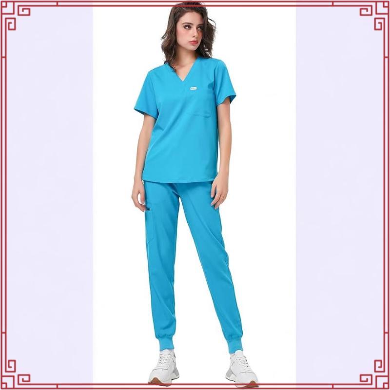 Subscrub Neutral Scrubs Sets Top & for Female ชุดสครับแพทย์ พยาบาล (ไม่รวมปักชื่อ)