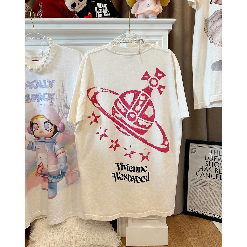 Vivi*n Floral Top Hit เสื้อยืด unisex เสื้อยืดผู้ชายและผู้หญิง