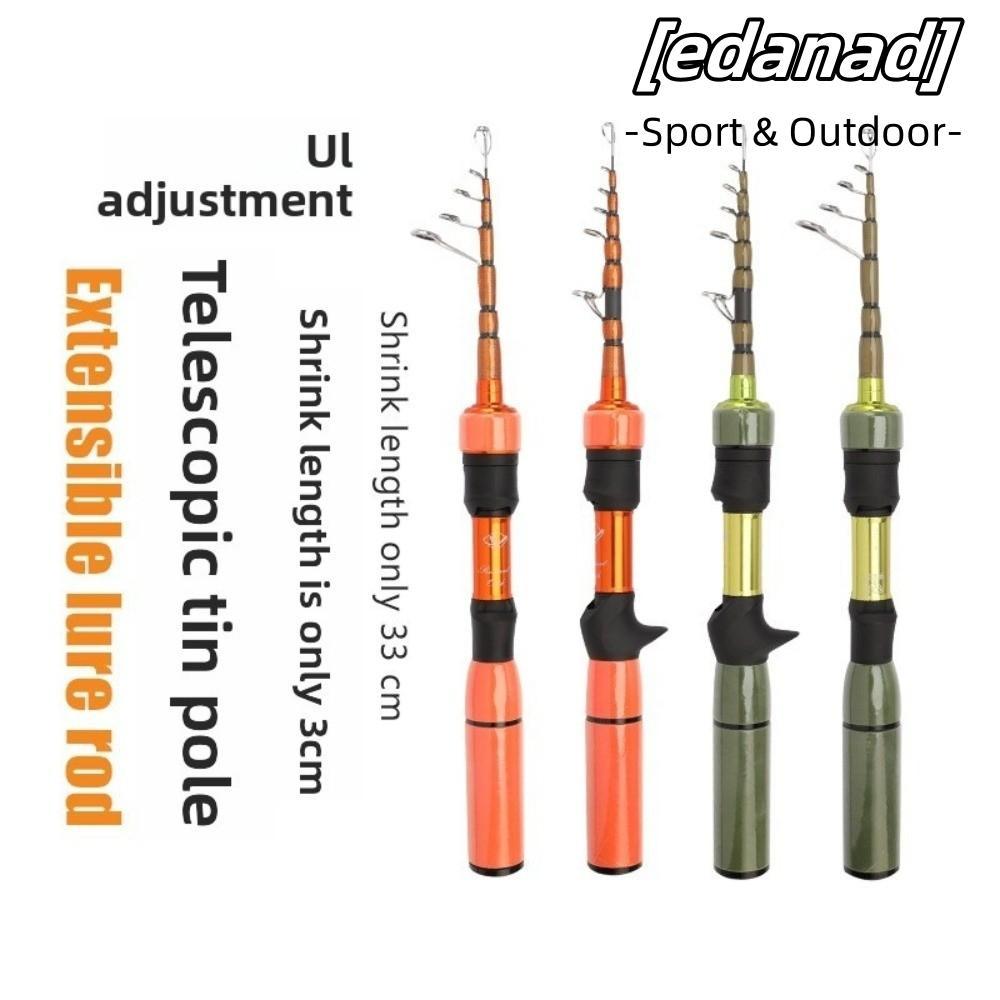 EDANAD UL Fishing Rod, Ultra-Fast Action Compact Contraction Bass Fishing Rod, Fishing Anti-Impact G