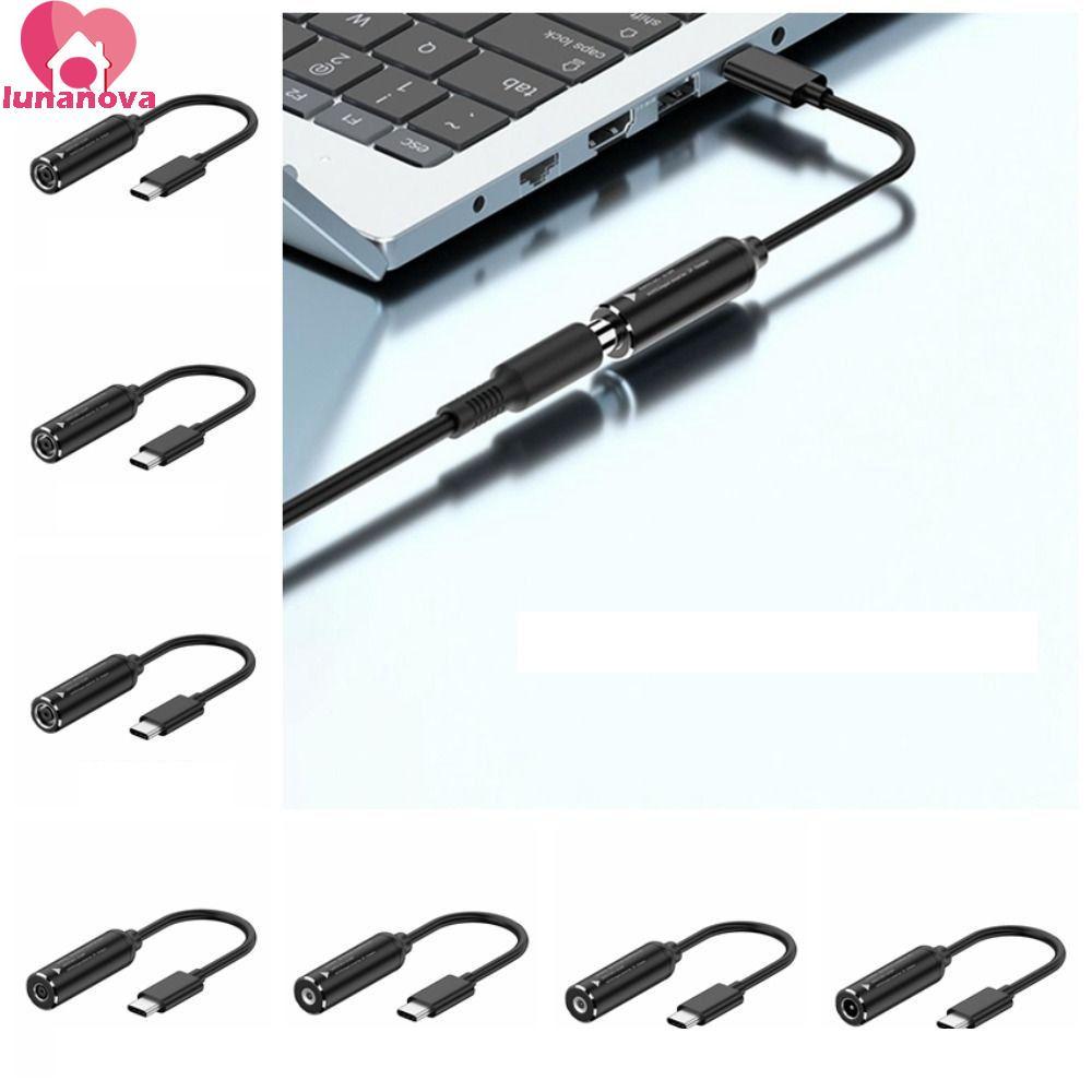 LUNANOVA Type-C To DC Jack สายชาร์จ, PD 65W PD Output DC To Type-C สายชาร์จ, Mini ขนาด 3A Transfer F