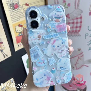 เคสแปลงร่างสายรุ้งซานริโอ สำหรับ iPhone 13 12 Pro X Xr Xs 14 15 11 17 Pro Max 16 Plus ธีมคุโรมิและชิโระมิ รูปแบบเมโลดี้