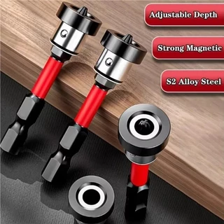1/3/5 ชิ้น Heavy-Duty สว่านแม่เหล็ก - ดอกไขควงกันลื่นทนต่อแรงกระแทกสําหรับซ่อมบ้าน