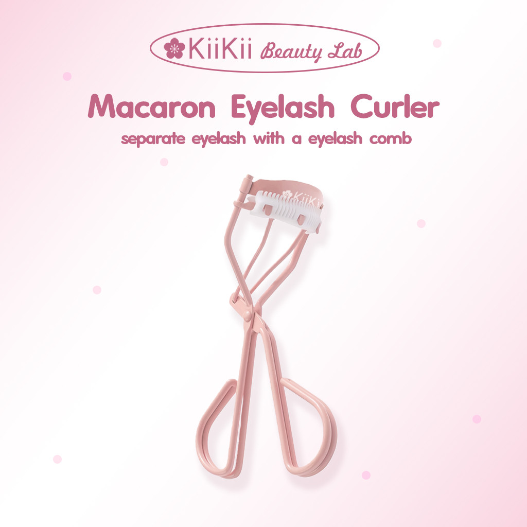 KiiKii Beauty Lab ที่ดัดขนตาแบบหวีในตัว สีมาคารอง ดัดขนตางอนสวยเป็นระเบียบ เหมาะกับทุกทรงตา