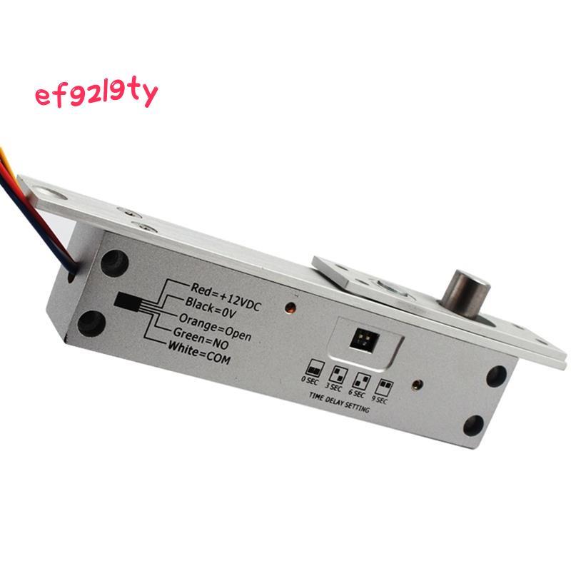 ปรับเวลาหน่วงเวลาไฟฟ้า Mortise ล็อค DC12V Fail Secure หรือ Fail ปลอดภัยอุปกรณ์รักษาความปลอดภัยอิเล็ก