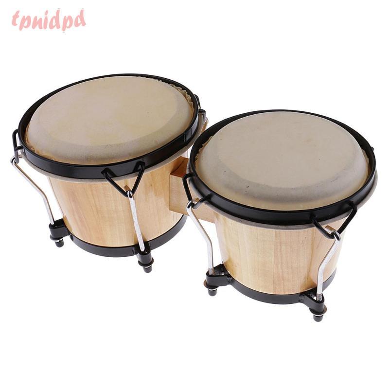 [tpnidpd] Professional African Djembe Hand Bongo Drum Percussion เครื่องดนตรีของขวัญ