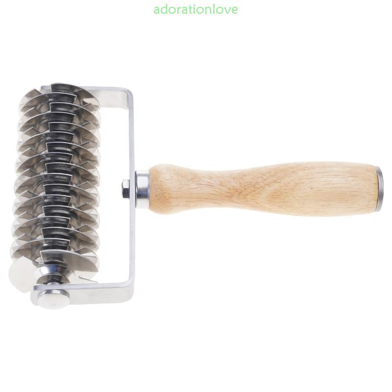 Ador Lattice Roller Cutter Pastry Cutter Roller DIY Baking Tool สําหรับ Dought Cookie Pie