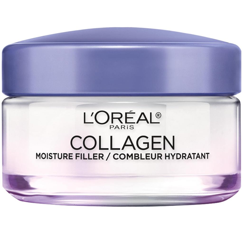 Lreal Paris Collagen Daily Face Moisturizer, Anti Aging Face เพื่อลดริ้วรอยและให้ความชุ่มชื้นเข้มข้น