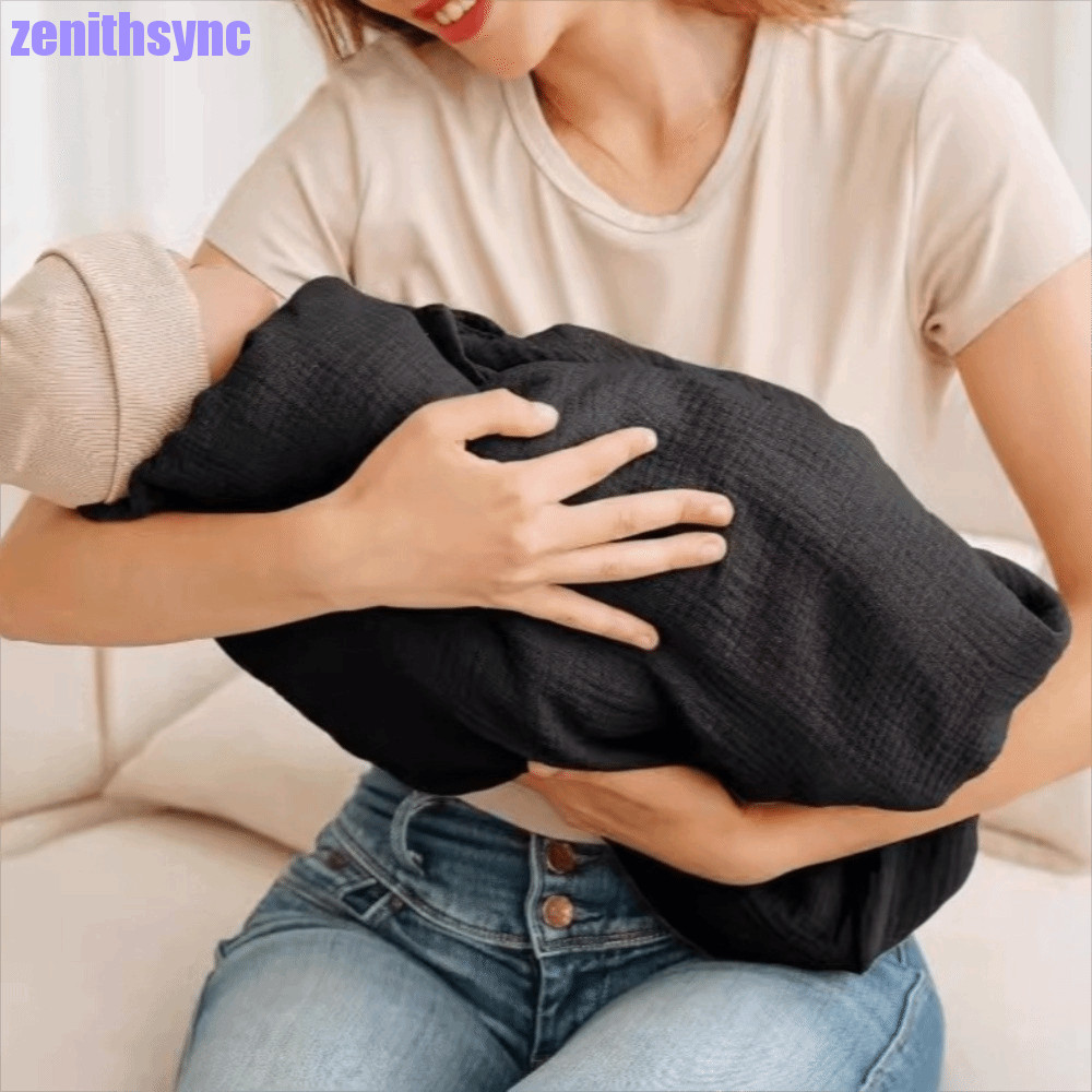 ZENITHSYNC Feeding Clothes, 2 in 1 Soft Maother Nursing Covers, ผ้าฝ้ายสีทึบที่ใช้งานได้จริง Anti-Ex