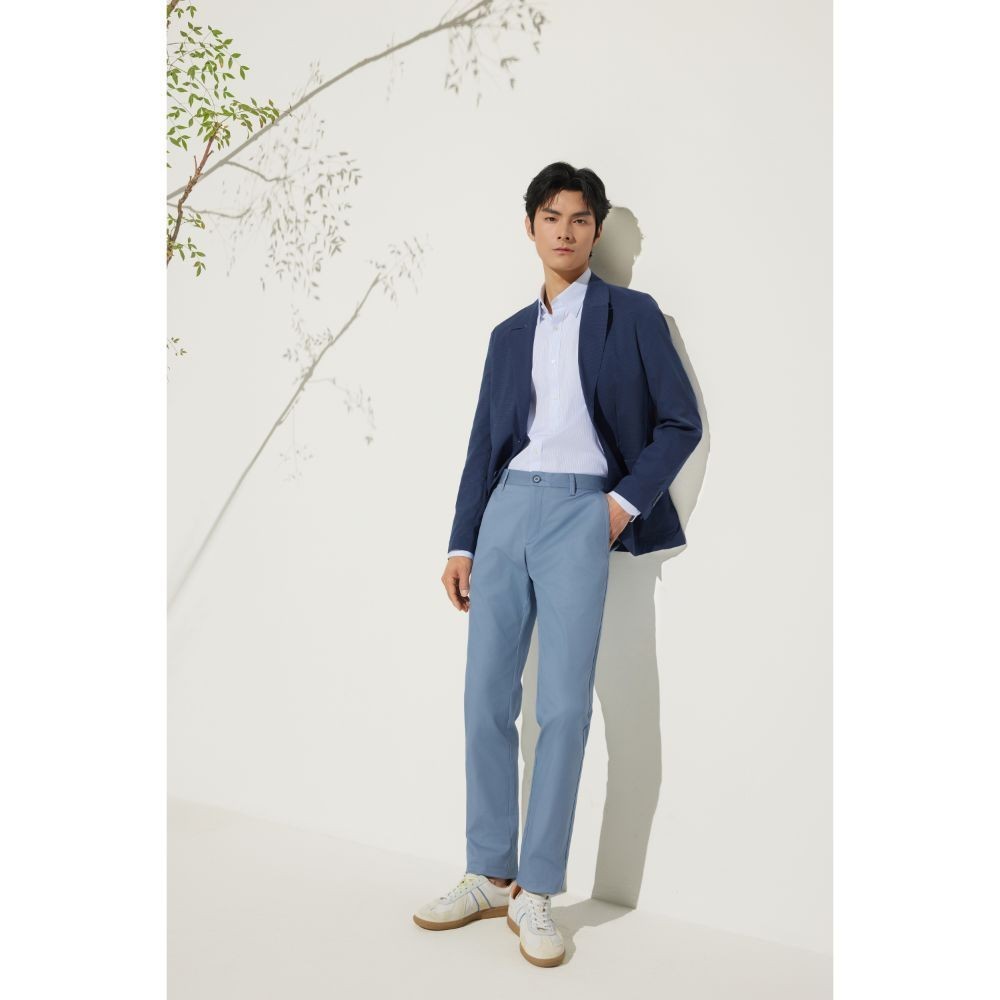 G2000 กางเกงขายาวแบบลำลองสำหรับผู้ชาย Extra Slim Fit รุ่น 5116199572 BLUE - รูปที่ 3