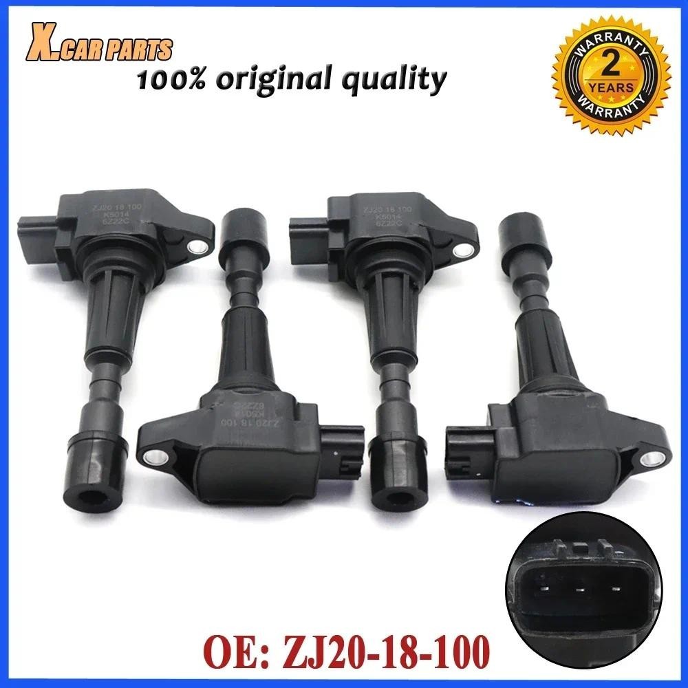 คอยล์จุดระเบิดรถยนต์สําหรับ MAZDA 2 1.5L-L4 ZJ20-18-100A สําหรับ MAZDA 3 1.4L 1.6L 2011 2012 2013 20