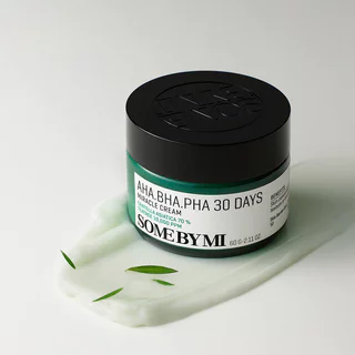 SOME BY MI AHA-BHA-PHA 30 Days Miracle Cream 60g ครีมบำรุงผิวหน้า ซัมบายมี ช่วยปลอบประโลม.