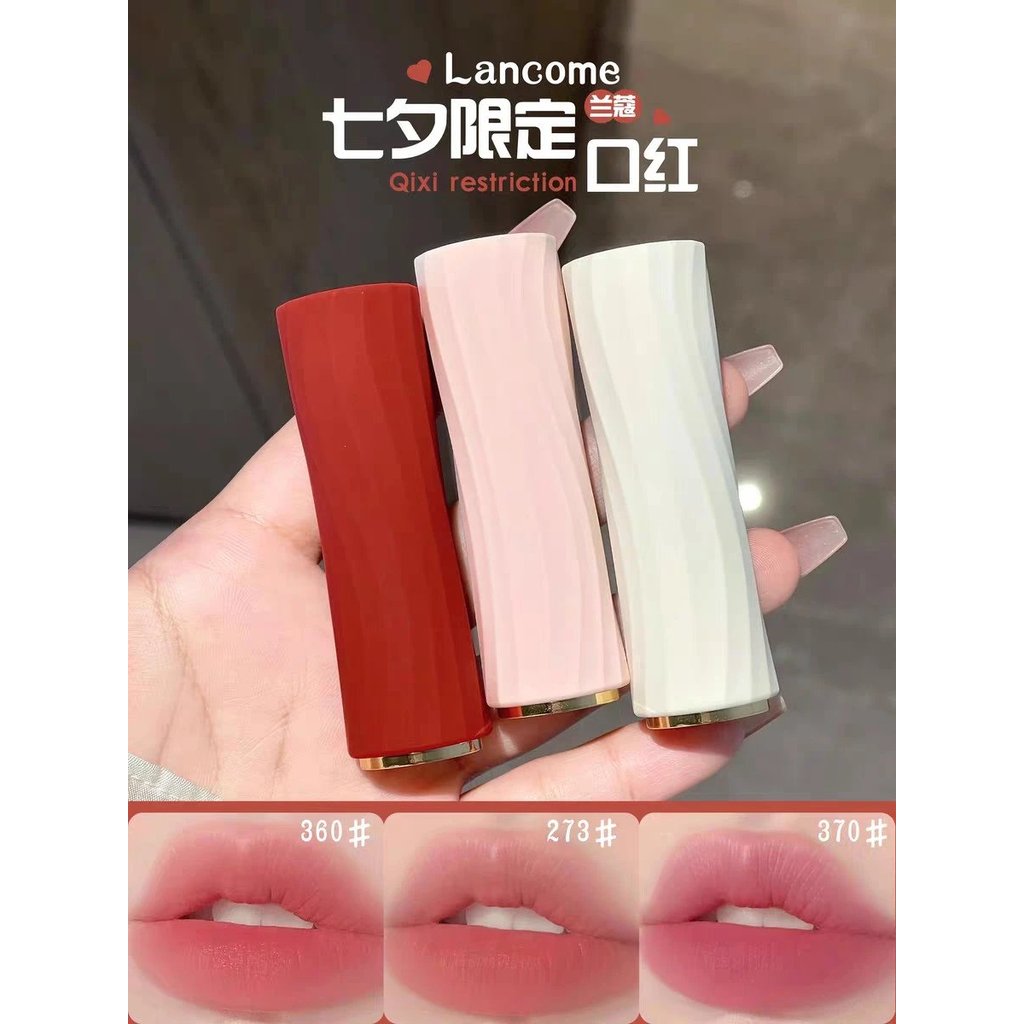 Lancome Lancome Tanabata Love Chaoxi Limited Lipstick 273 Dawn Powder 360 Sunset Powder 370 กล่องของ