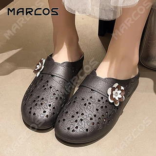 MARCOS รองเท้าสตรี รองเท้าสตรี ระบายอากาศสบาย รองเท้าผู้หญิง การออกแบบที่เรียบง่าย #04