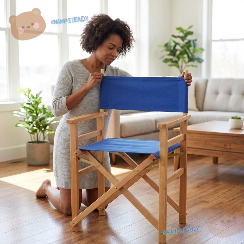 CHAMPSTEADY Director Chair Replacement Canvas, Straight-leg Fit เสริม-edge Straight Leg Chair Canvas