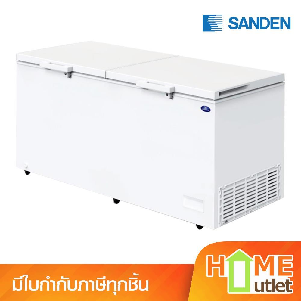 SANDEN ตู้แช่แข็งฝาทึบโช๊คอัพ 2 ฝา ขนาด 21.2 คิว ความจุ 600 ลิตร รุ่น SCF0615 (18857)