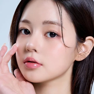 🩵 Bubble Black สายตาปกติ ถึง -6.50 ขนาดกลาง : iLens สีดำ