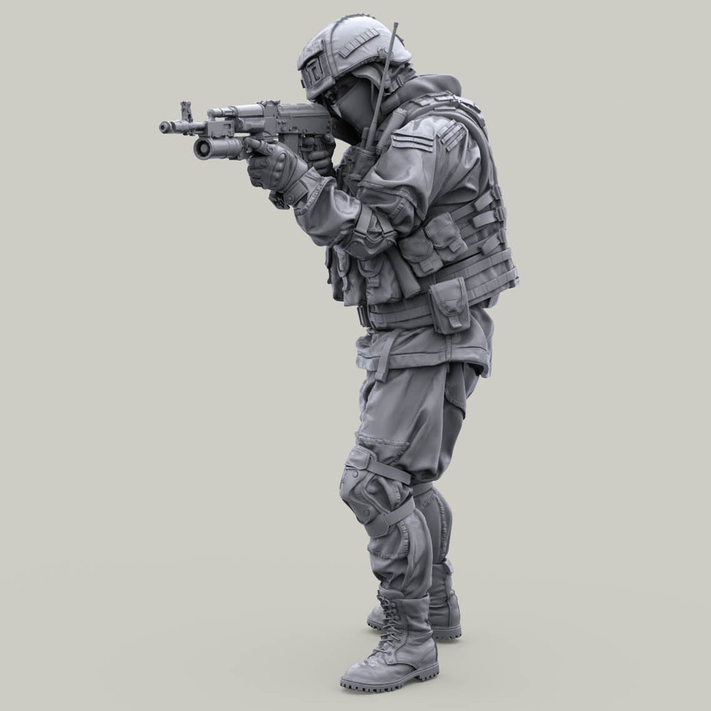 1/35 ทหารกองทัพรัสเซีย, ทหารโมเดลเรซิ่น, ก.ค, ธีมทหาร, ชุดประกอบและไม่ได้ทาสี