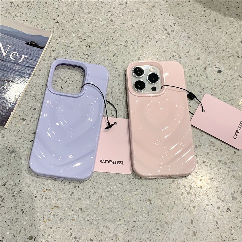 3D Love Heart เคสโทรศัพท์สําหรับ IPhone 17 Air 11 16 ปลอก 16pro Max Ip 15 13 12 11 Pro Max 14 Pro Max กันกระแทก Soft TPU ฝาหลังโทรศัพท์มือถือ