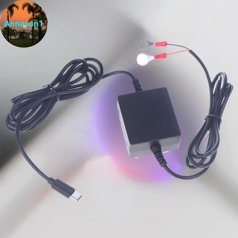 Annasun 1/2/3PCS GPS Traer Charger ประเภท C สําหรับ TK905 TK915 TK905B Charger รถสําหรับ TK102B และ 