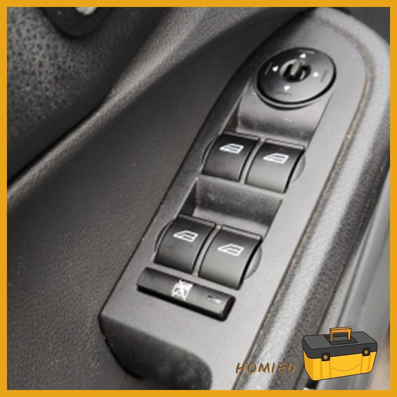 HOMIE0 ปุ่มสวิทช์ไฟฟ้าหน้าต่างสวิทช์หลักควบคุมเปลี่ยน 3M5T14A132AG สําหรับโฟกัส 2004-2012 Mk2 รถ Acc