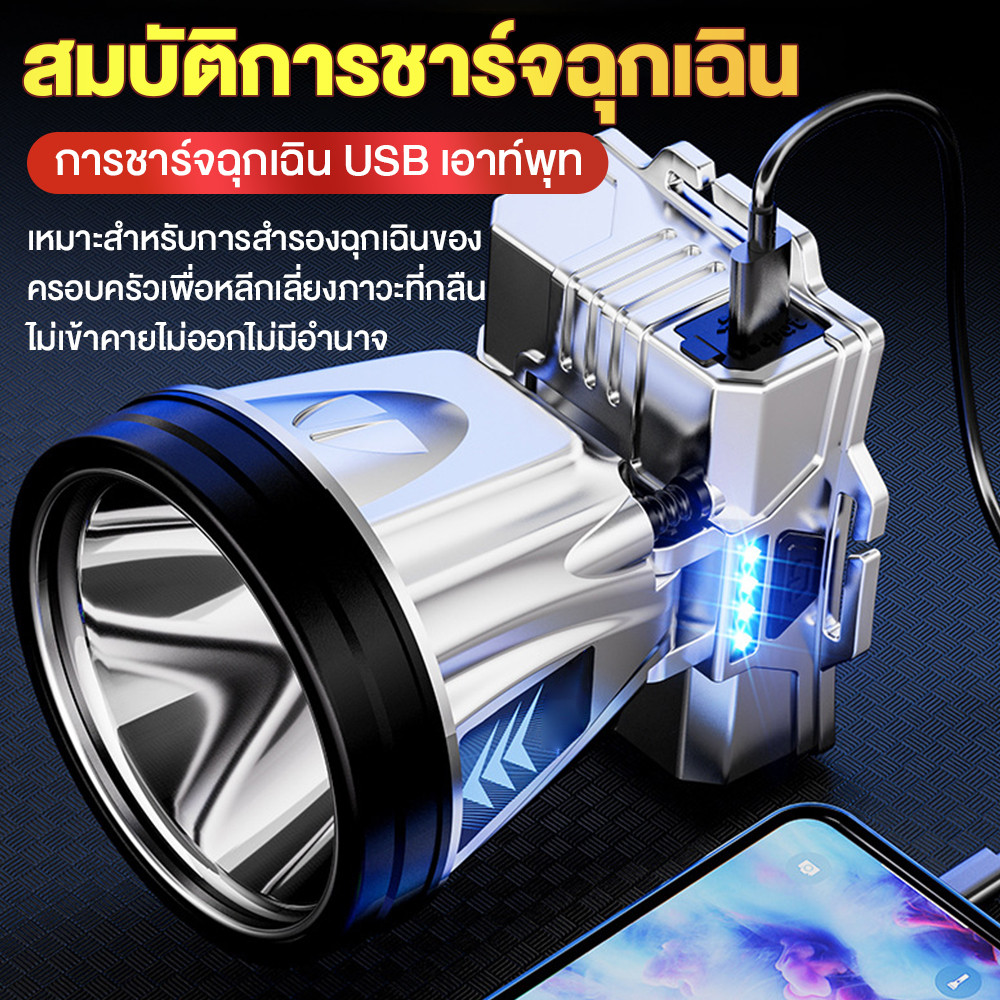 ไฟฉายคาดหัวแท้ LEDไฟฉายคาดหัว ไฟฉายคาดศรีษะ ไฟฉายคาดหัว แท้ led แรงสูง ส่องแสงระยะไกลมาก ไฟฉายแรงสูง