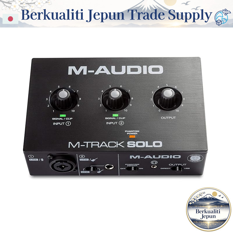M-Audio USB Audio Interface Bundle for Recording, Streaming, and Music Production