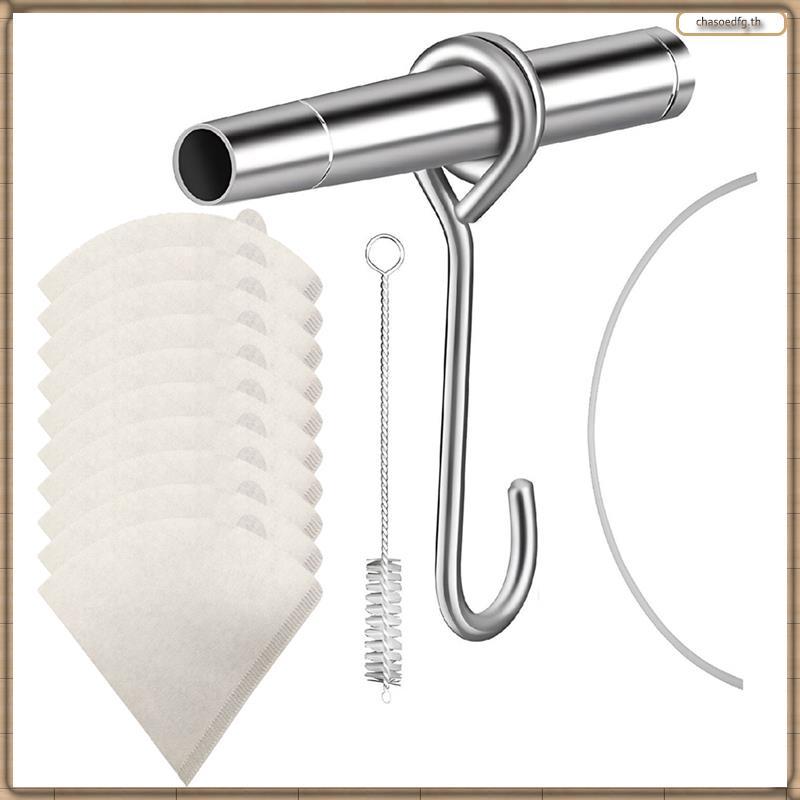 [BP] Maple Syrup Tapping Kit Maple Syrup Collector สแตนเลส Maple Faucet Tip Maple Syrup กรองสังเคราะ