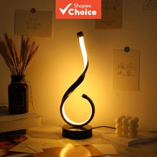 USB Light Compact Modern IronworkNight Lamp – ไฟตั้งโต๊ะหรี่…