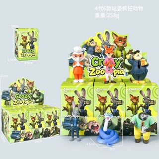 💥 จัดส่งจากประเทศไทย 💥6 ชิ้น Zootopia 2 คอสเพลย์ Judy Hopps Nick Wilde อะนิเมะรูป COD สต็อกรูปตุ๊กตาของเล่นสําหรับของขวัญเด็กคอลเลกชันเครื่องประดับรถตกแต่งเค้กตกแต่ง