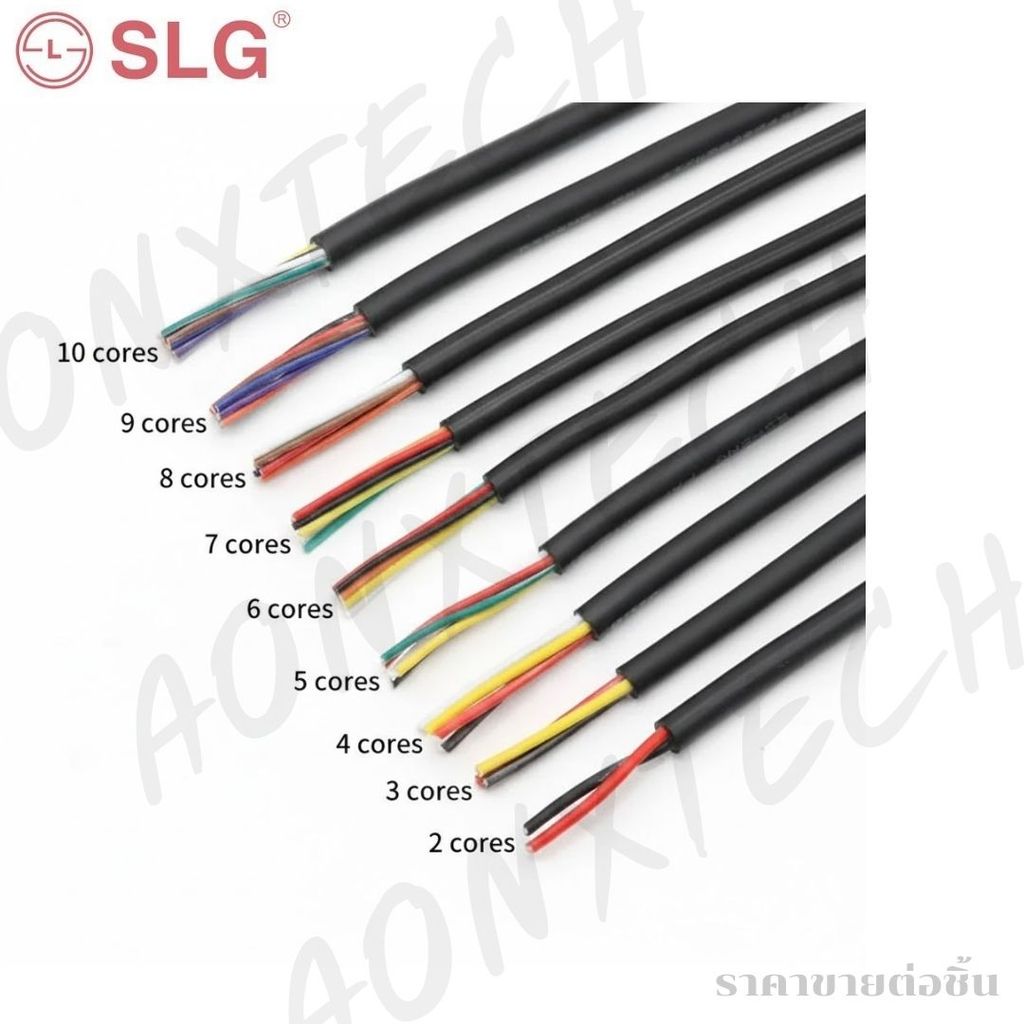 UL2464 Sheathed Wire Cable 24AWG Channl Audio Line 2 3 4 Core Flexible Insulated Soft Copper Cable S