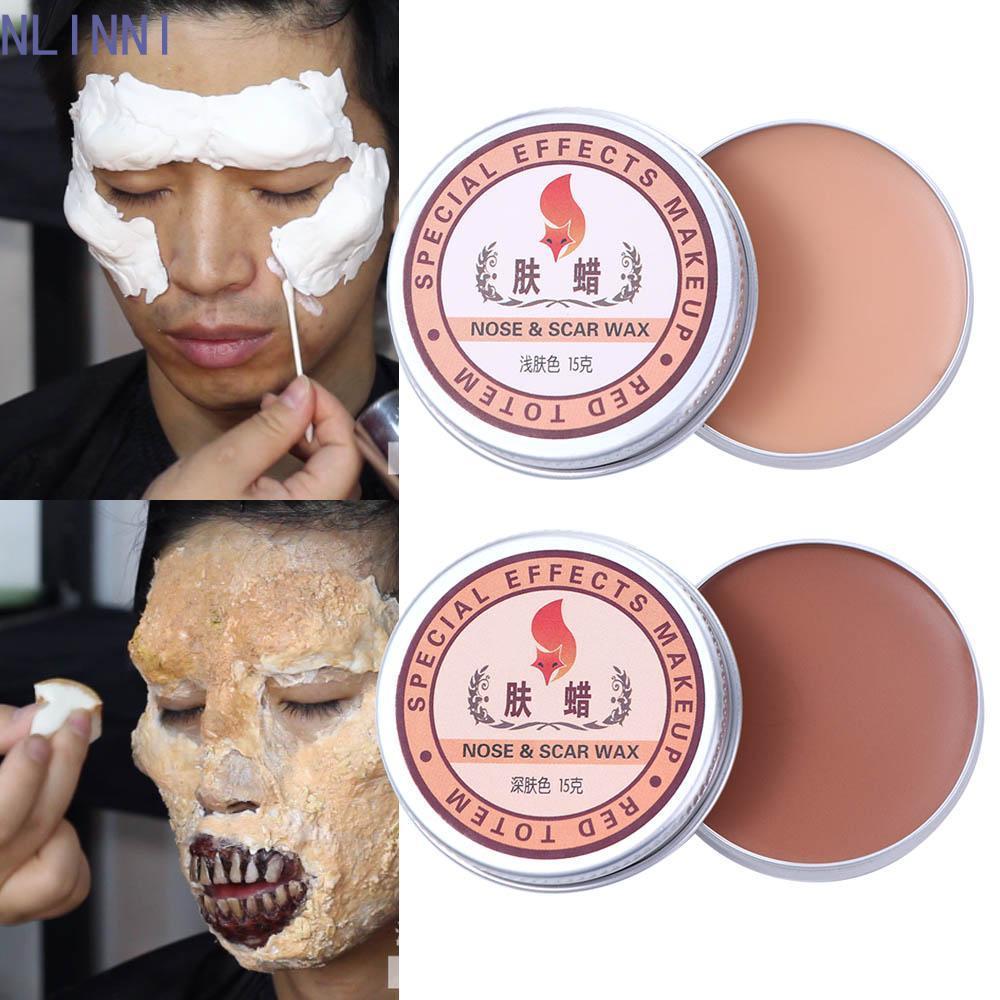 NLINNI ฮาโลวีนแต่งหน้า Cool Nose Modeling putty Skin Wax เครื่องสําอางแต่งหน้า Wax