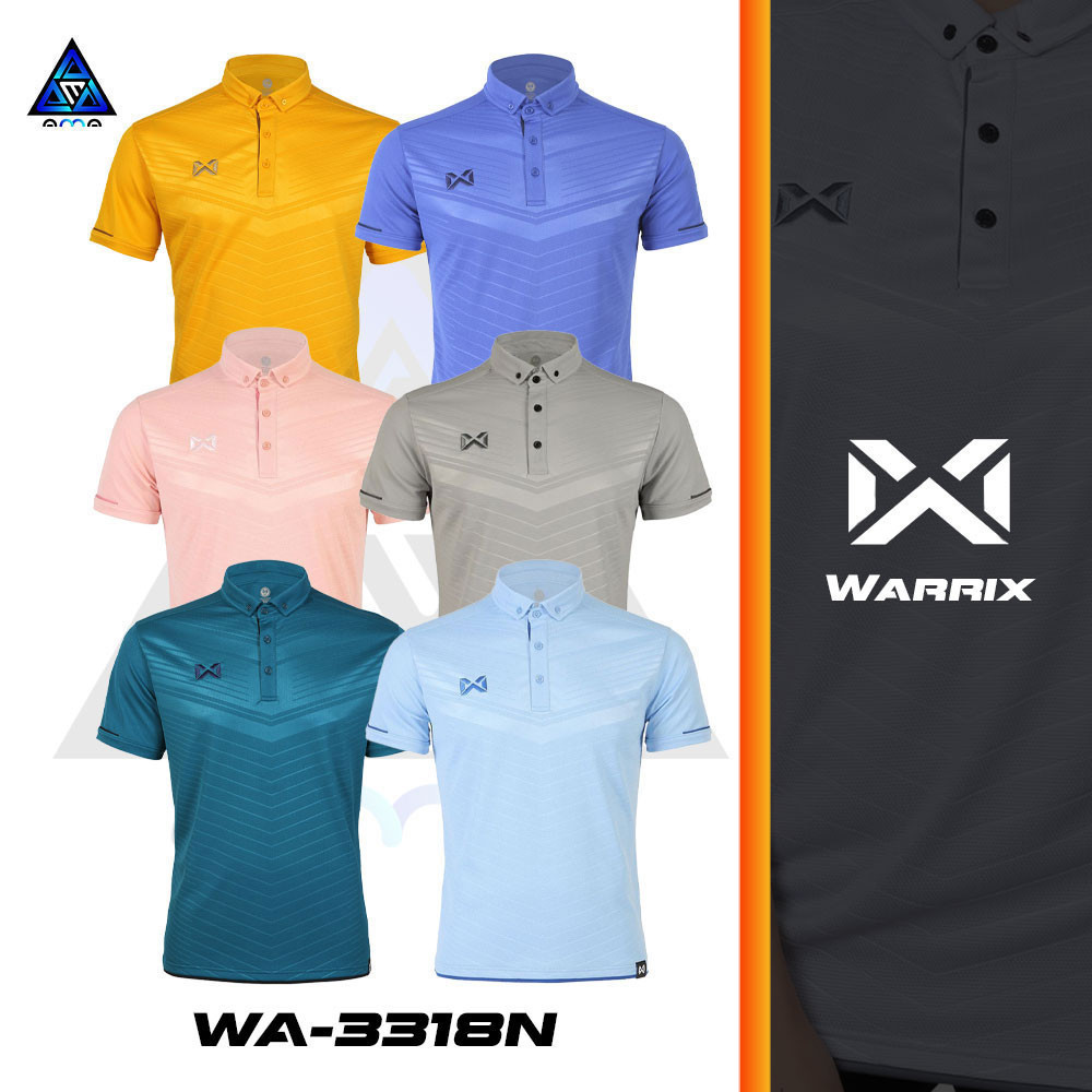 ลดแล้วลดอีก30% SS เสื้อ WARRIX รุ่น LAVIDA รหัส WA-3318 วาริกซ์เสื้อโปโล WARRIX แท้100%