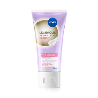 NIVEA Luminous Skin Glow Bubble Wash Foam 50ml นีเวีย โฟมล้างหน้า.