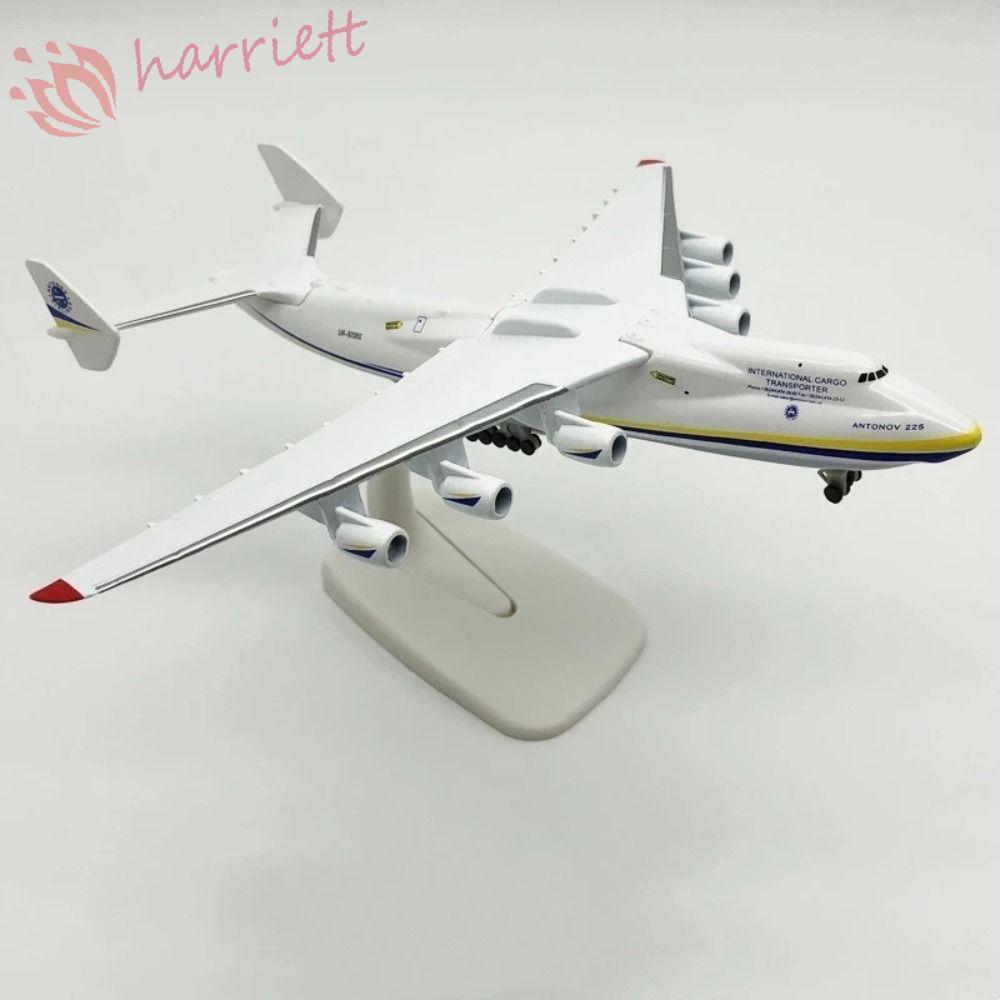 HARRIETT AN225 เครื่องบินโมเดล,Diecast 1/400 Scale Antonov an-225, เครื่องบินแบบคงที่ 20 ซม.จําลองโล