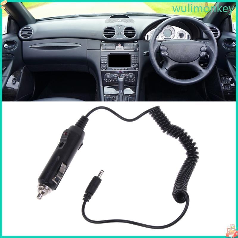 WU 12V DC5 5mmx2 1mm รถไฟแช็กปลั๊กม้วนสาย DC Car Charger Power Adapter 4 0x1 7 มม.3 5x1 35 มม.