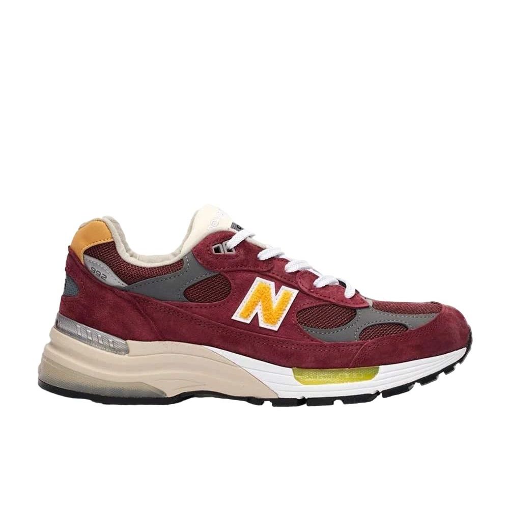 New Balance 992 Burgundy Gold Unused