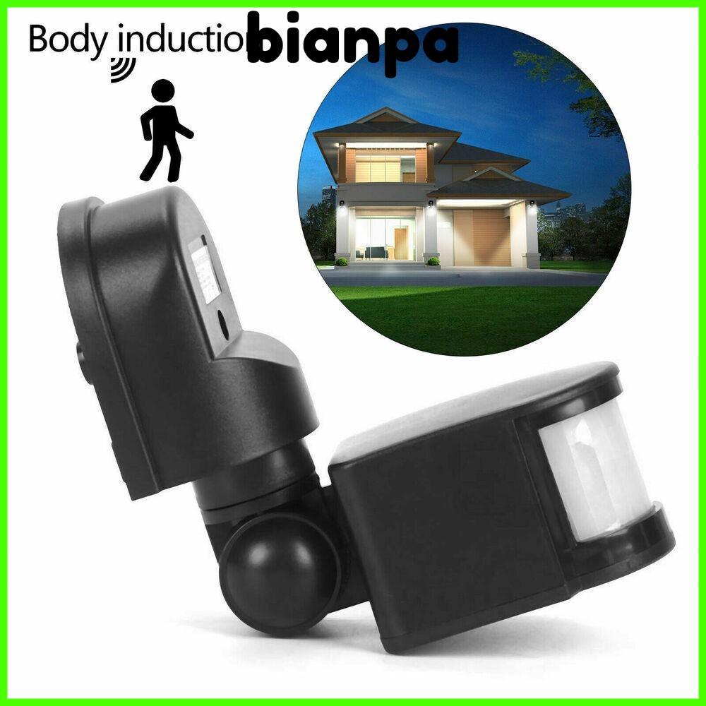BIANPA อินฟราเรด PIR อัตโนมัติ 220V LED Light เครื่องตรวจจับการเคลื่อนไหว